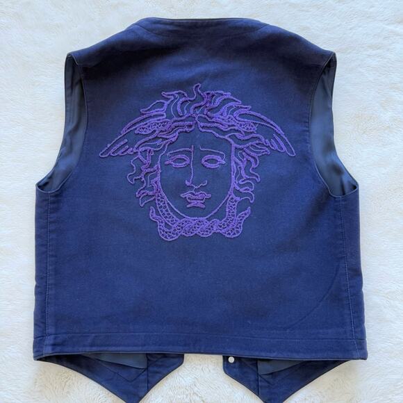 Vintage Versace men’s vest size M Authentic - Picture 9 of 10